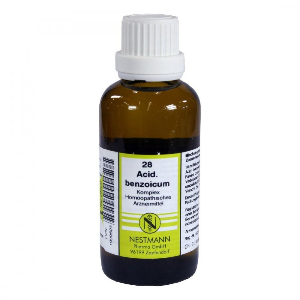 NESTMANN Pharma GmbH Acidum Benzoicum Komplex Nummer 28 Dilution 01909623