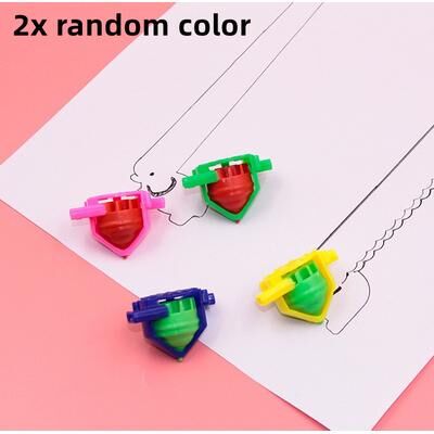 Multisell Products Hub Whistle Spinning Tops, Top Plastic Gyroscope Pressure Gyro Toys For Kids, Classic Children's Gift 2pcs