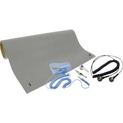 Quadrios ESD-Tischmatten-Set Grau (L x B) 600 mm x 900 mm 1903EC005