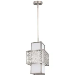 Pendellampe Deckenleuchte Hängelampe Stahl Leinen D 20,3 cm Esszimmerlampe