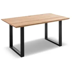 Portobello Esstisch Denver 200 x 100 Holz Braun Eiche cm