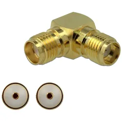 DELOCK Adapter SMA Buchse zu SMA Buchse 90° 3 GHz