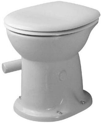 Duravit Design Classics Stand WC Duraplus 0180010000 für Klappenverschluss, Trockenklosett, 360x460x420mm, Weiß Hochglanz