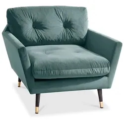 BOOOM Sessel Japan Stoff Blau, Grün Petrol