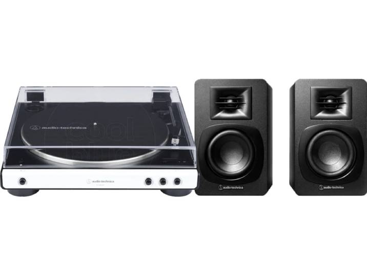 Audio Technica AT-LP60XBT + Audio-Technica ATH-SP3X Zwart