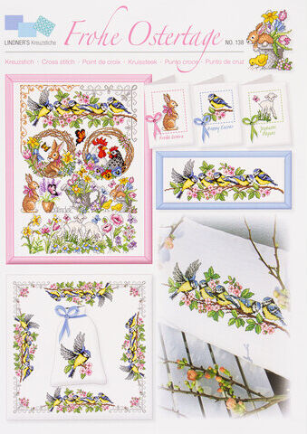 Stickvorlage "Frohe Ostertage"