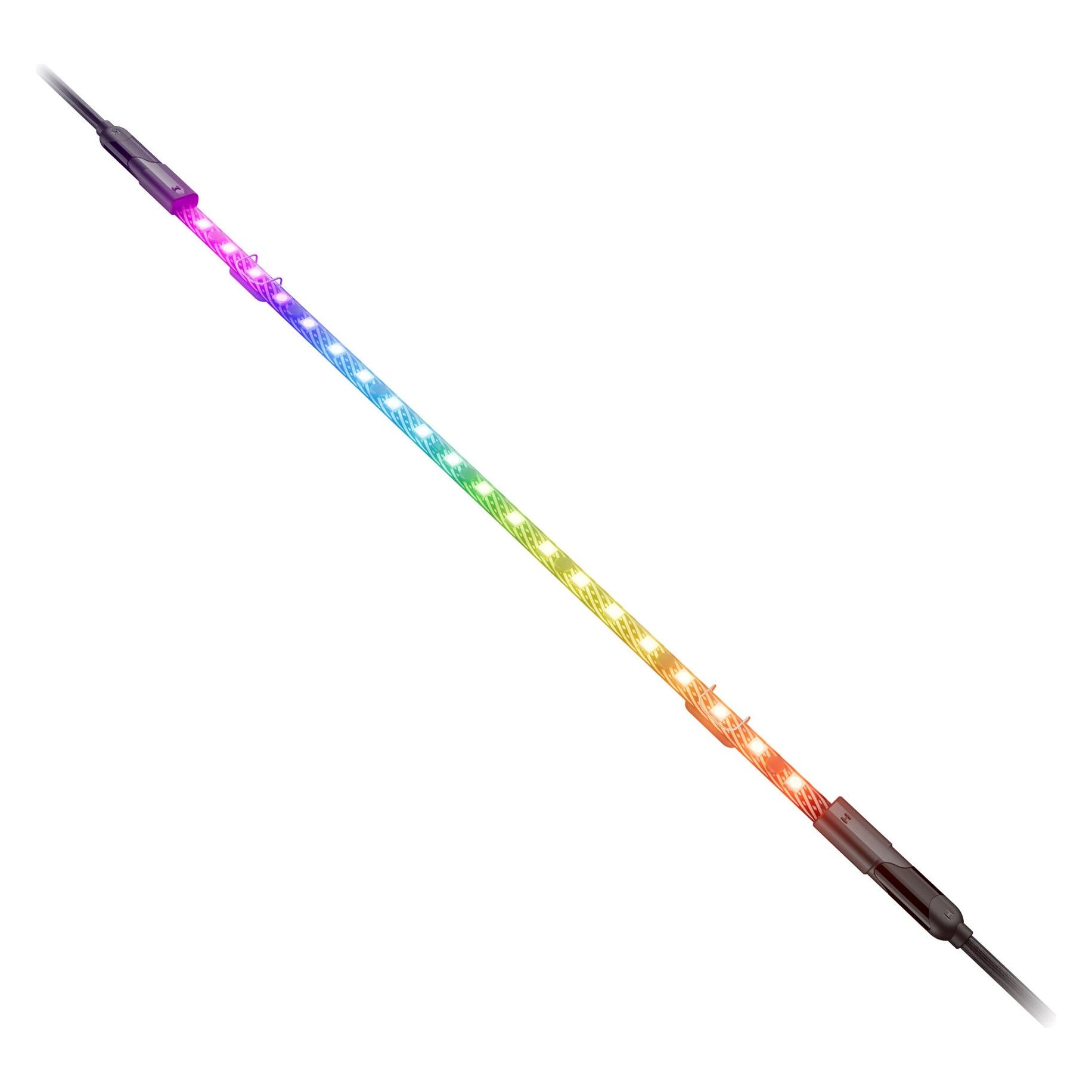 Hyte Ls10 RGB Light Strips Blk 3pk (Blau, Grün, Mehrfarbig, RGB, Rot) (ACC-HYTE-LS10-B-3)
