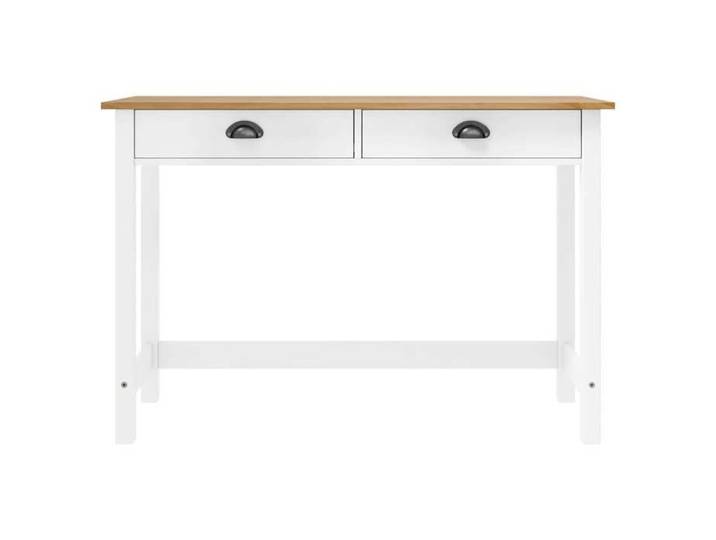 Soldes saison Table console Hill avec 2 tiroirs 110x45x74 cm Pin solide - Stabilité - résistance à l'humidité_FR47538