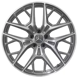 Mercedes-AMG Leichtmetallfelge himalaya glanzgedreht Vorderachse Hinterachse A22