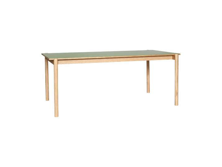 Hübsch Oblique Esstisch Olive, 190x106 cm