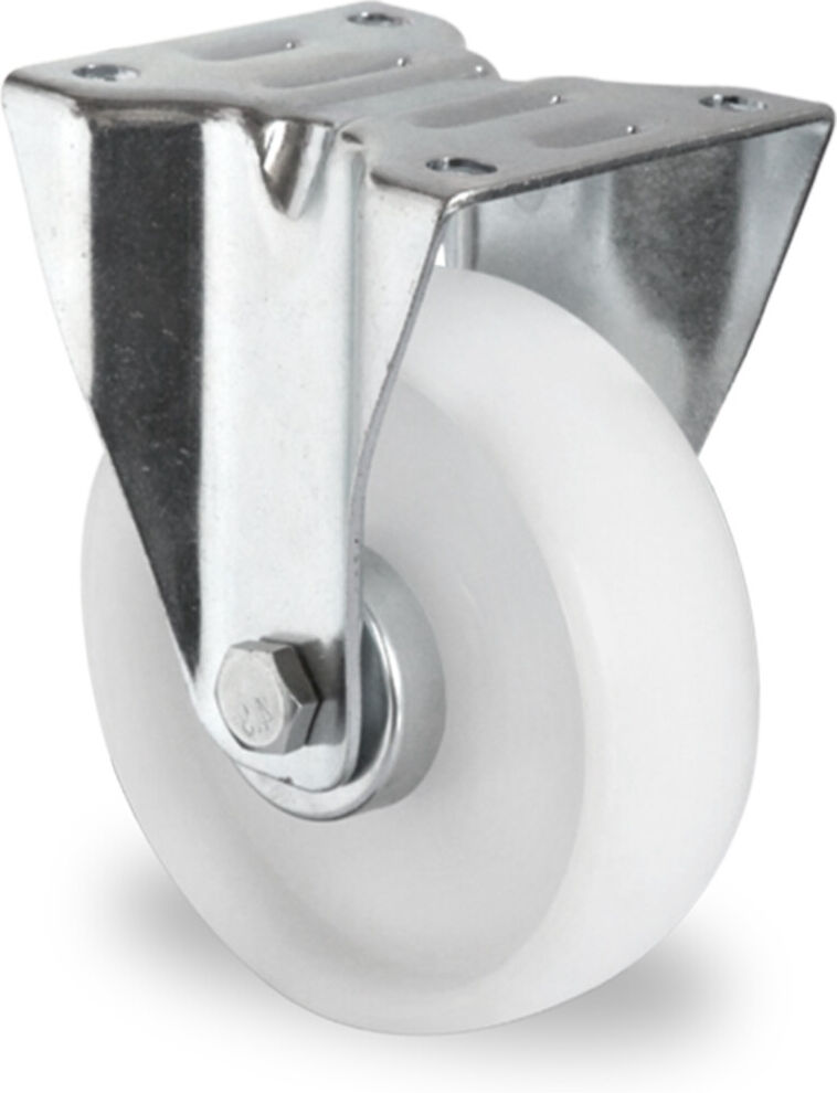 CASCOO Bockrolle ø 100 mm Serie N0N0 Rollenlager (FBP22W0100N0N0R1W)