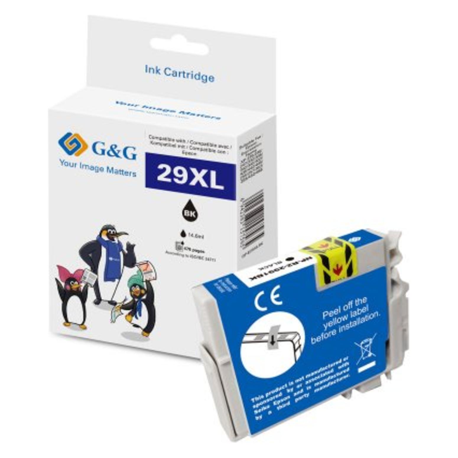 G&G XL-Patrone kompatibel mit Epson 29XL/ T2991 (18829)