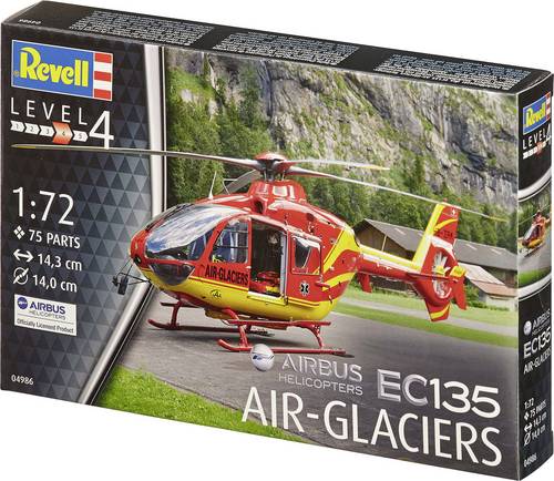 Revell 04986 Airbus EC-135 Air-Glaciers Helikopter Bausatz 1:72