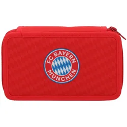 FC BAYERN MÜNCHEN Federmäppchen groß befüllt - rot