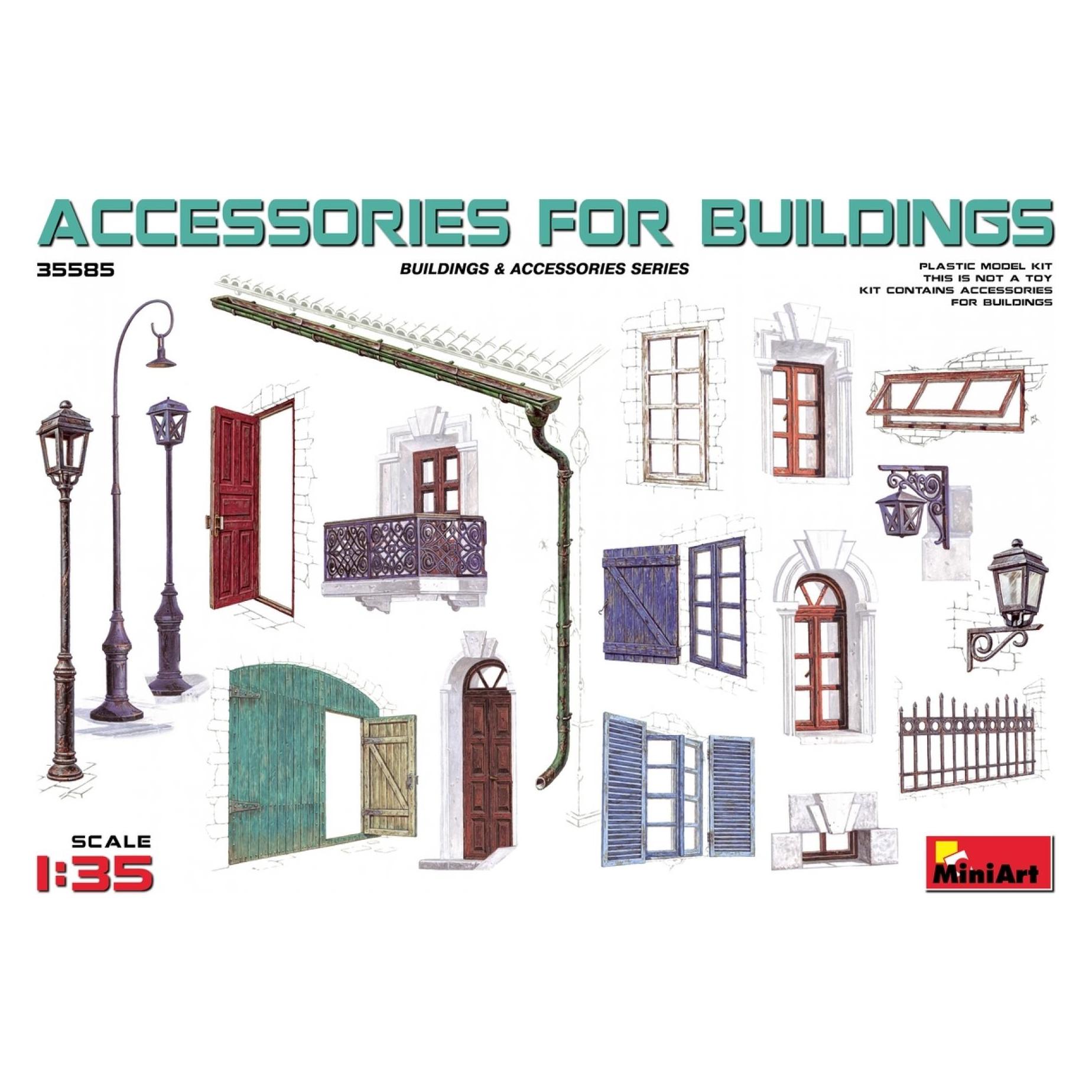 Mini art Accessories for Buildings (35585)