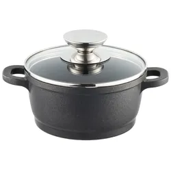 Berndes Kochtopf mit Glasdeckel Vario Click Induction 16 cm