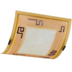 Wand Decken Strahler Beleuchtung Dimmer Leuchte schaltbar Glas Lampe im Set inklusive RGB LED Leuchtmittel