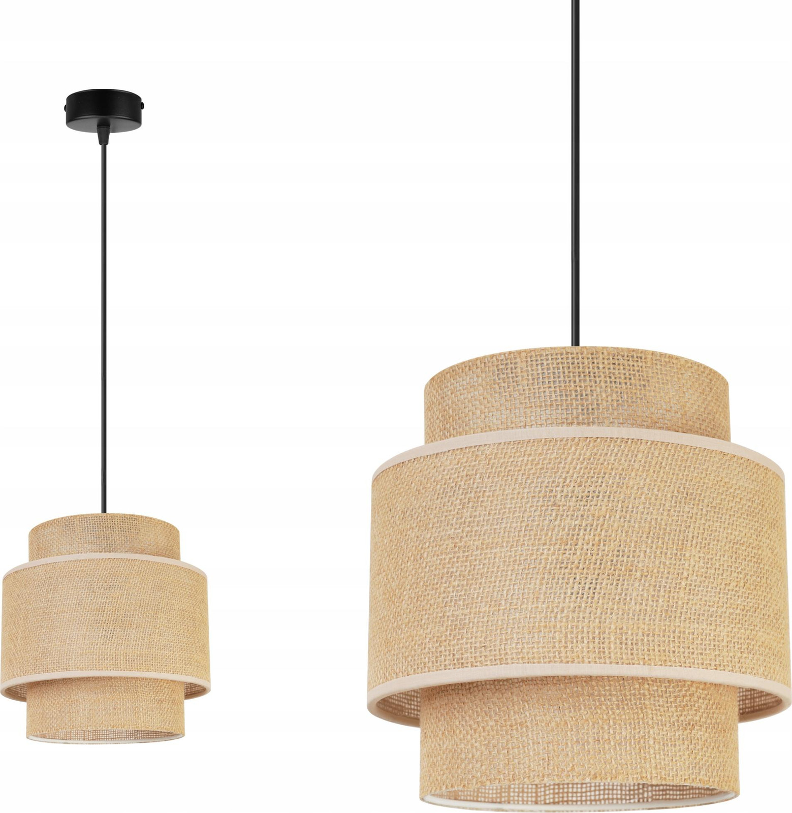LIGHT HOME LH Boho-stijl hanglamp van jute