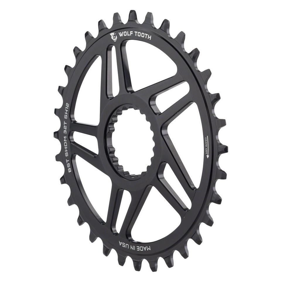 Wolf Tooth Kettenblatt 12-fach Boost DM Shimano HG (32) (SHDM32-BST-SH12)