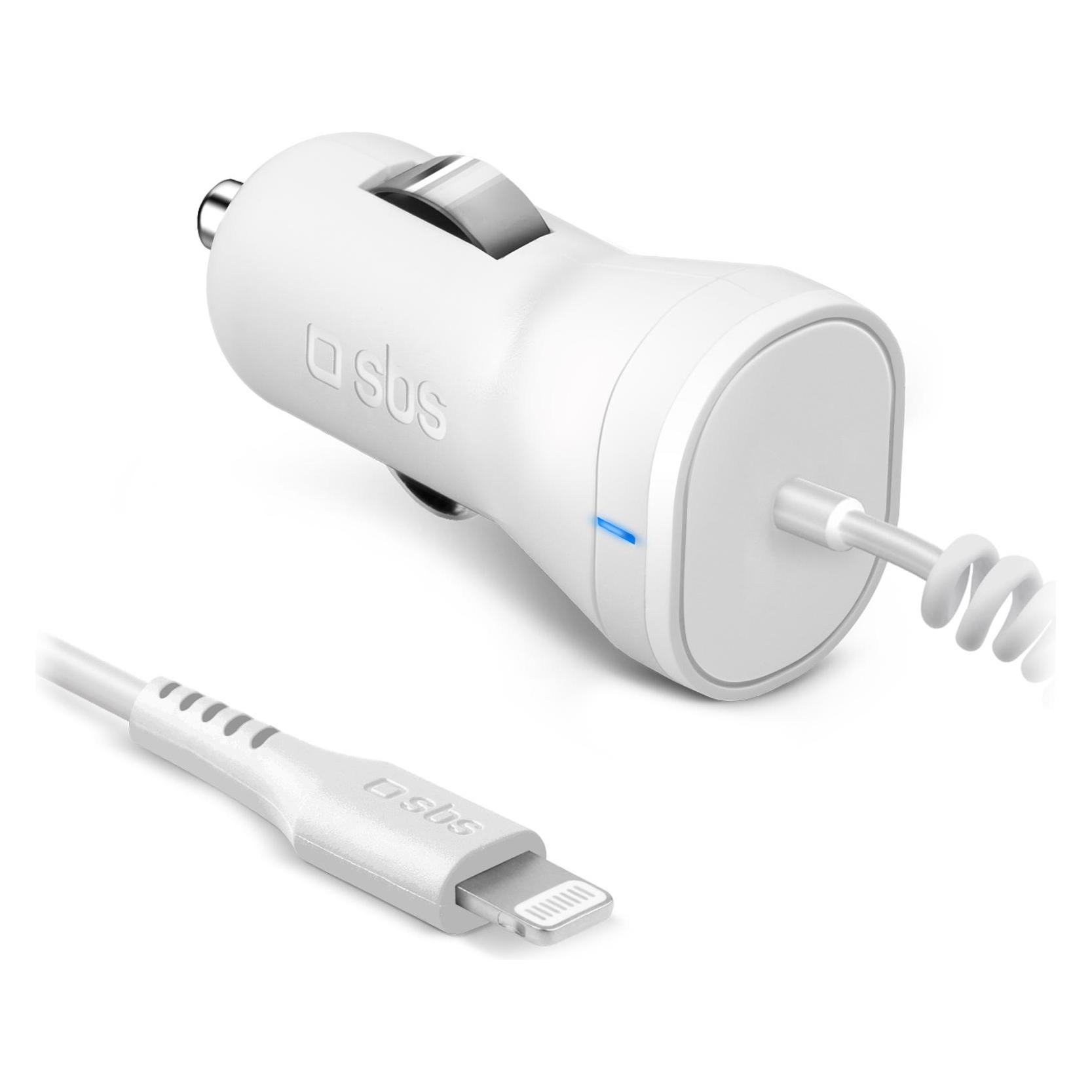 SBS Autoladegerät mit Lighning-Kabel (TECRLH2189AWFAST)