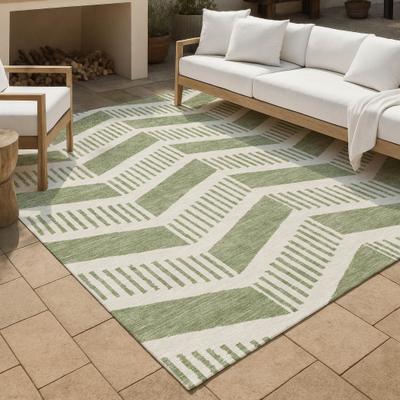 Addison Rugs Machine Washable Indoor/ Outdoor Modern Corinna Chantille Rug