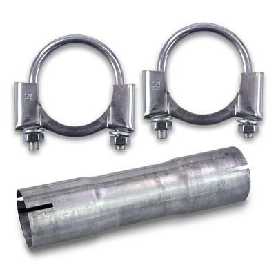 Atec Rohrverbinder Ø50 mm + 2x Bügelschelle Ø50 mm [Hersteller-Nr. 40577951]