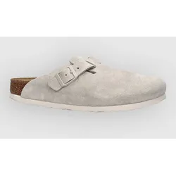 Birkenstock Boston Suede Leather Sandalen oyster Gr. 45