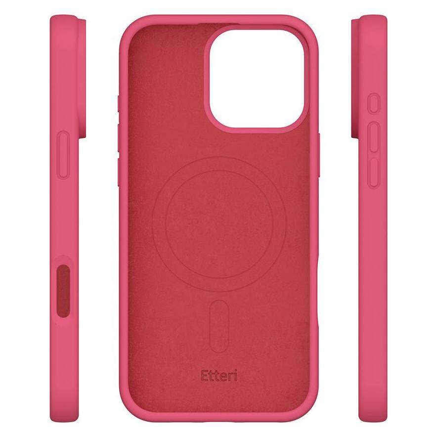 Etteri Silicone Mag case for iPhone 16 Pro Max 6,9" raspberry (Apple iPhone 16 Pro Max) (54231825)