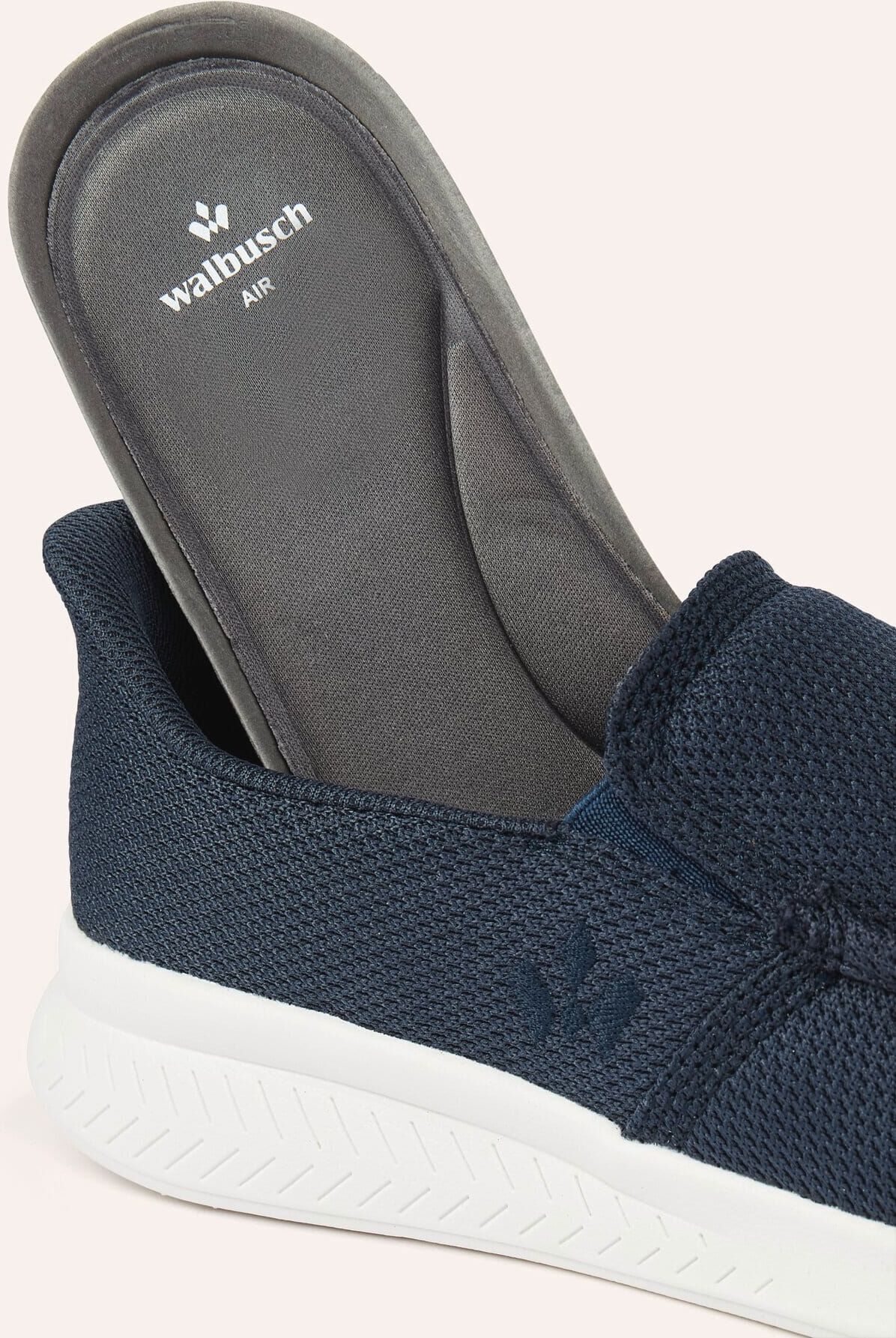 Walbusch Komfortslipper Mühelos, , Farbe Blau, 44, mühelos anziehbar ultraleicht Herren