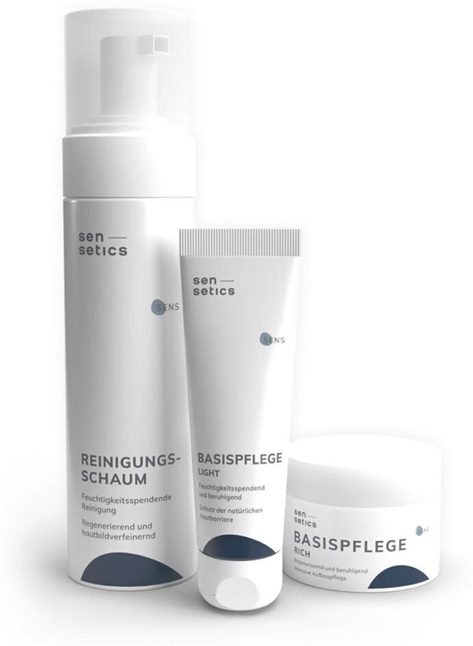 sensetics Set für empf. Haut: Reinigung + Feuchtigkeitspflege