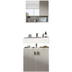BADMÖBEL-SET Kaschmir 2-teilig 60 cm, Badkombination in modernem Design