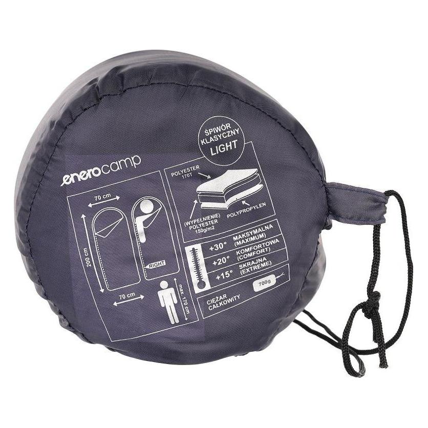Royokamp Schlafsack, 170x30x70cm, hellgrau (170 cm) (1024905)