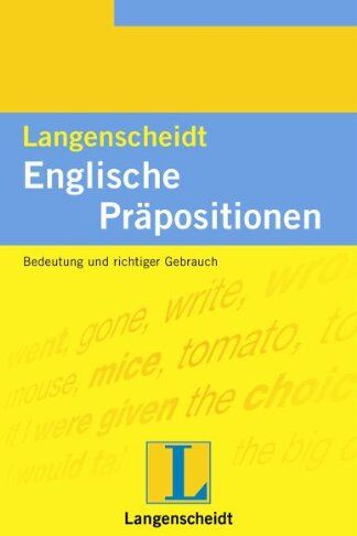 Angela Eichberger - Langenscheidt Englische Präpositionen - Preis vom 09.10.2026 07:28:09 h