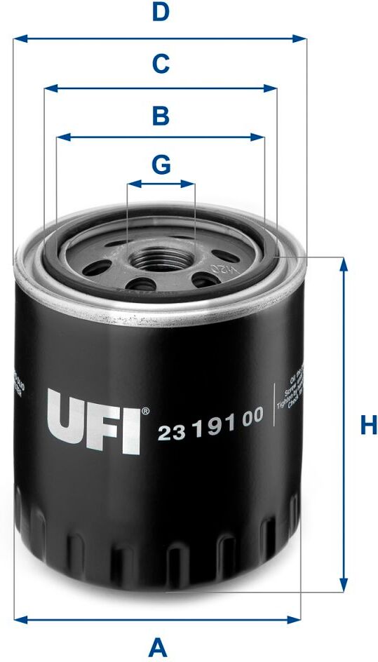 Ölfilter UFI 23.191.00