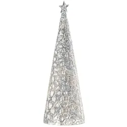 Sompex LED-Tischleuchte Glamor Acryl Silber 44 cm