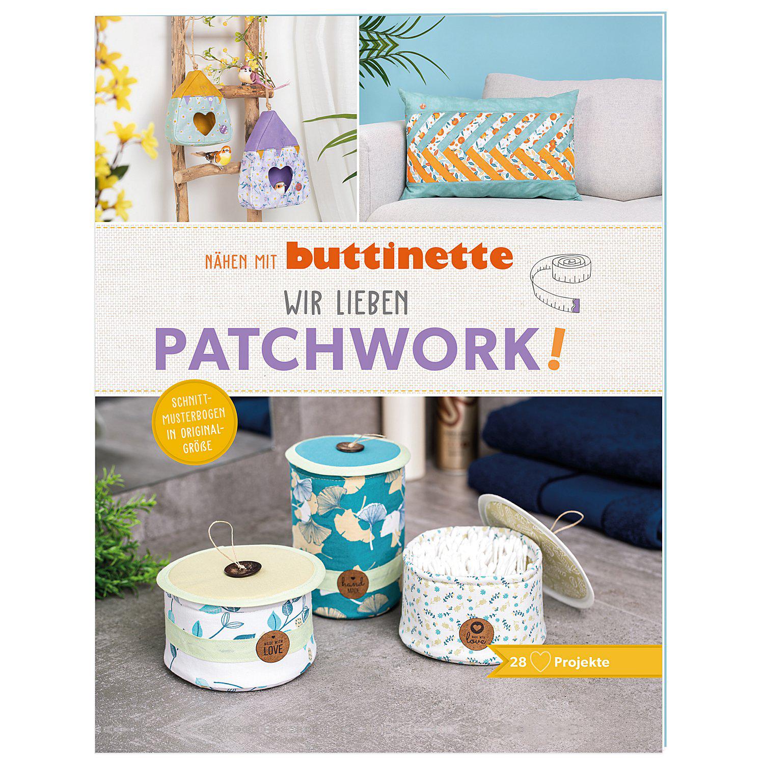 Buch "Nähen mit buttinette – Wir lieben Patchwork!"