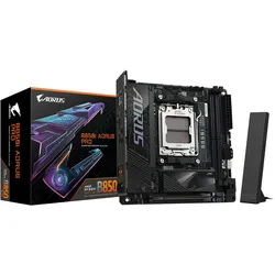 Gigabyte Motherboard for AMD processors MB AMD B850 SAM5 ATX/B850I AORUS PRO (AM5, AMD B850, Mini-ITX), Mainboard
