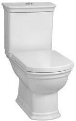 VitrA Valarte Stand-Tiefspül-WC 4160B003-0075 35,5x70x39cm, ohne Spülrand, weiß hochglanz