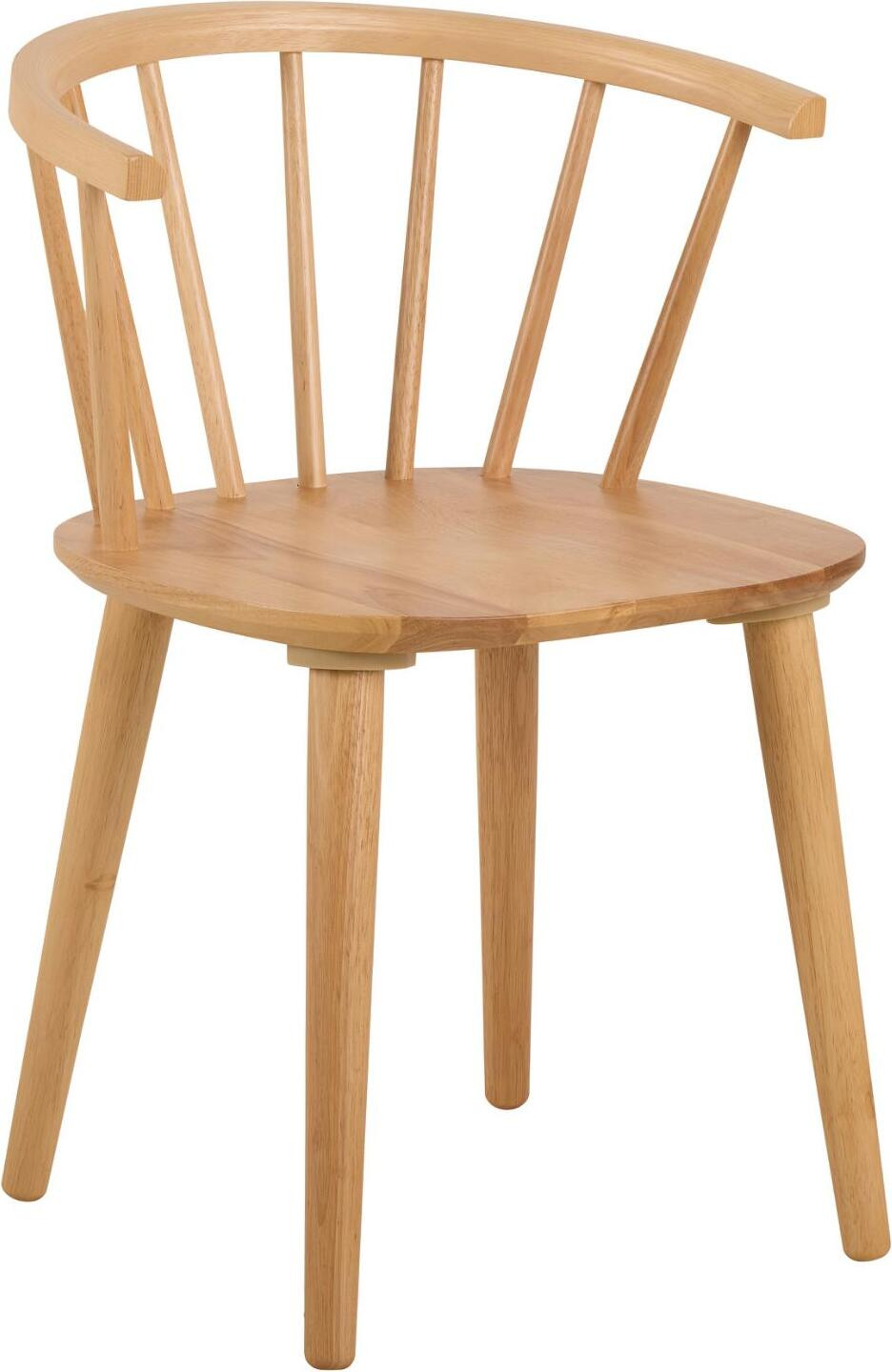 Freya eetkamerstoel hout natuur