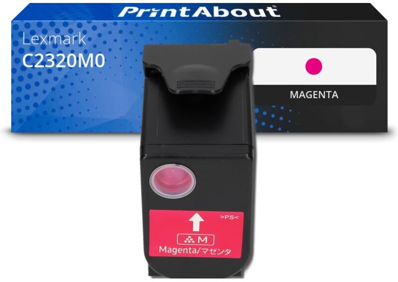 PrintAbout Toner kompatibel mit Lexmark C2320M0 - Magenta