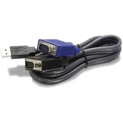 TRENDnet TK-CU10 KVM Kabel 10ft USB/VGA