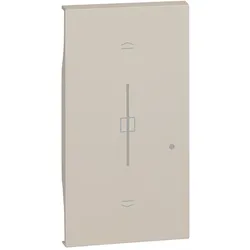 Legrand KM43M2 LivingNow 2-modulige Taste für Rollladen-Wandsender with Netatmo, Farbe Sand