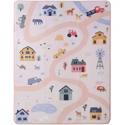 Hakuna Matte Kinderteppich mit Memory-Schaum 120x160, beige