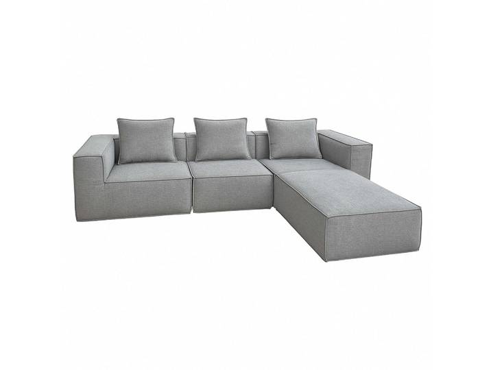 SOFA-GARNITUR Hellgrau