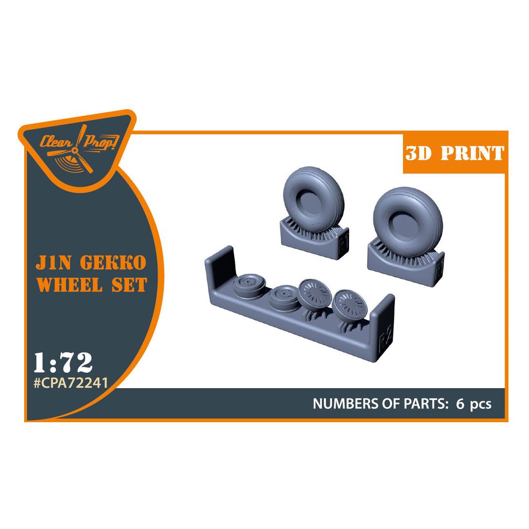 Clear Prop Accessories J1N Gekko Wheel set (CPA72241)
