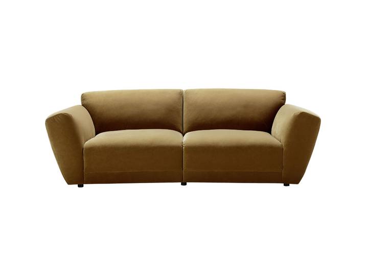 Sofa Miracolo Naturfaser braun B 228 T 104 cm