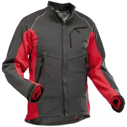 Forst-Bundjacke "VENTILATION" - XS - grau/rot