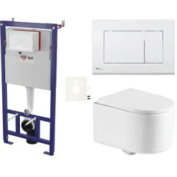SAT Wand-WC-Set für Trockenbau/Vorwandmontage SIKOSSTOR7220K