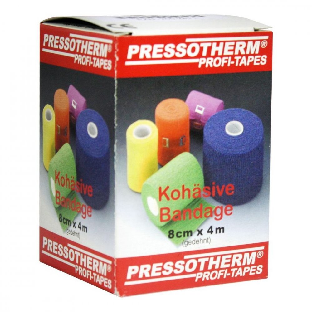 ABC Apotheken-Bedarfs-Contor GmbH Pressotherm Kohäsive Bandage 8cmx4m grün 02002411