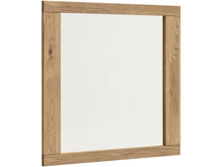 Spiegel MCA LIVING Greno Spiegel , braun (eichenfarben), B:80cm H:74cm T:2cm, Massivholz, Spiegelglas, Spiegel, Spiegel, Rahmen aus Massivholz, FSC-Mix